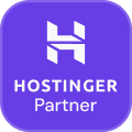 Hostinger Partner badge